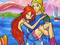 Игра Поцелуй Блум и Ская Игра Поцелуй Блум и Ская